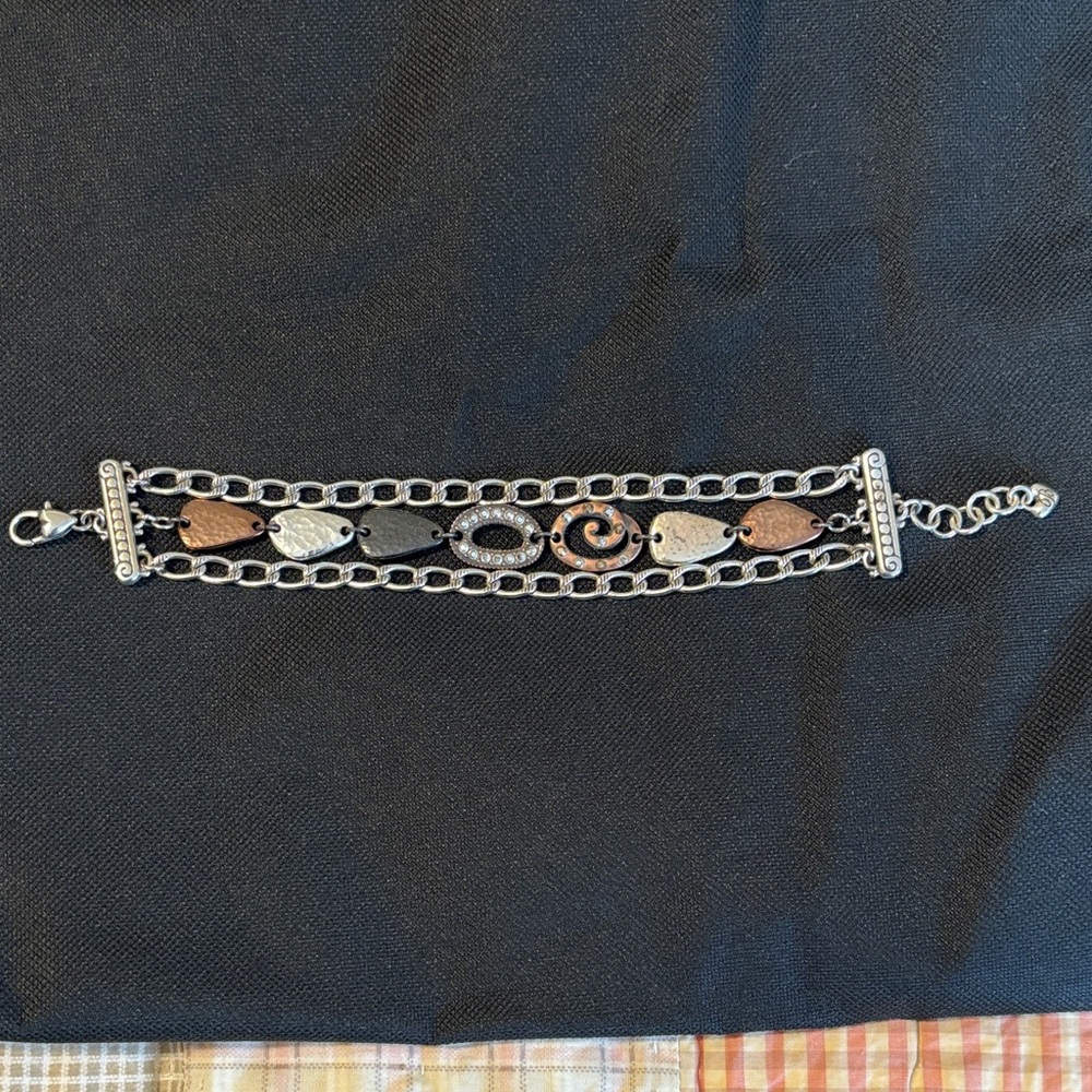 Brighton Silver and Copper-toned Bracelet